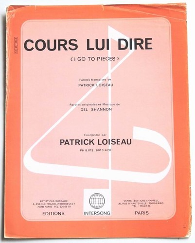 Partition vintage sheet - , music