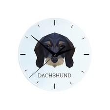 Teckel poil dur montre - À,