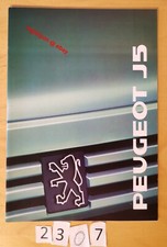 PEUGEOT J5 Fourgons Combi Chassis cabine Benne Prospectus Fr 32 pages 1988