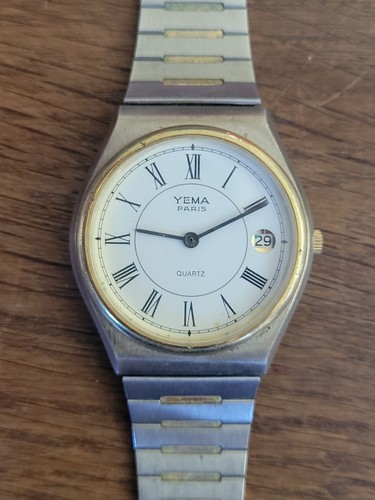 Yema paris quartz date - quartz, montre