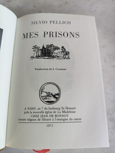 Mes prisons sylvio pellico - prisons,
