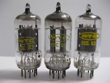 12AX7 ECC83 - 3 NOS tubes - STRONG VALUES - over 100% AMPLITREX