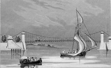 JARNAC - LE PONT SUSPENDU sur