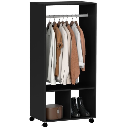 Homcom armoire penderie - homcom, mobile