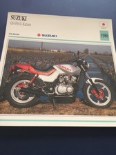 Suzuki GS650G Katana 1980 GSG 650 GS650 G Carte moto Collection Atlas Japon