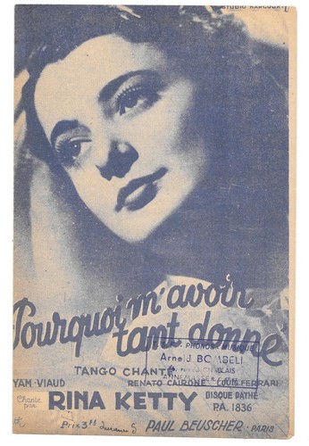 Pourquoi avoir tant donné - m',