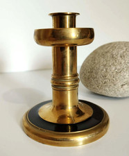 Bougeoir vintage laiton doré