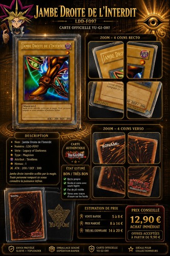 Jambe droite de - yu-gi-oh!,