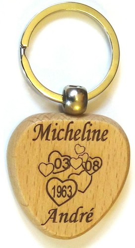 Porte clefs bois - bois, exotique