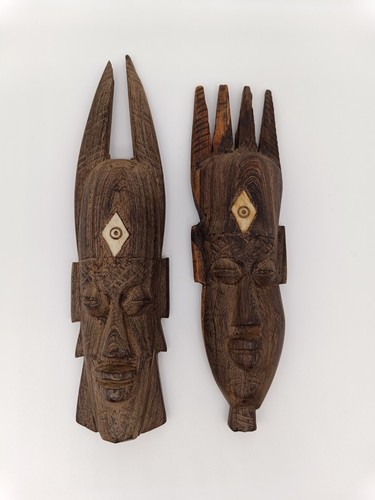 Statuettes masque tribal - 2,