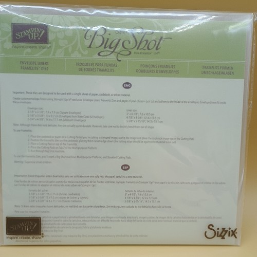 Retired stampin sizzix big - stampin',