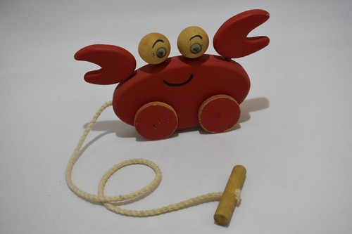 Crabe roulette jouet ancien - crabe,