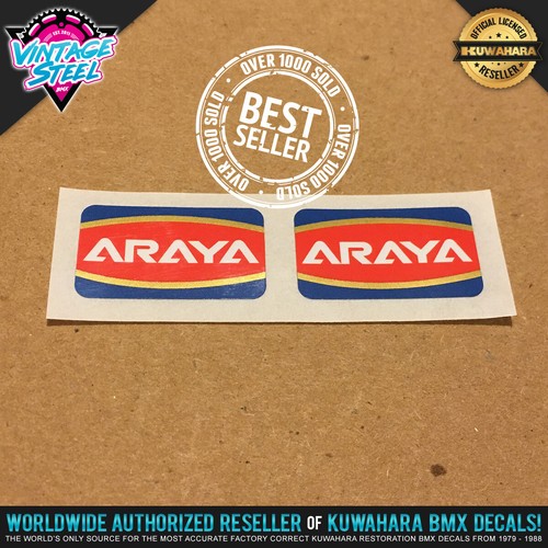 Araya rim wheel bmx decal - /,