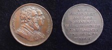 MEDAILLE LOUIS XVIII...HOMMAGE à HENRI IV signée GAYRARD F...(Envoi Etranger 3€)
