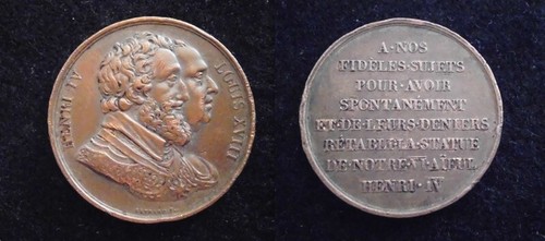 Medaille louis xviii - medaille, xviii...hommage
