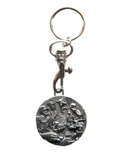 PORTE CLES BI FACE ACIER EN 3D LEGION ETRANGERE LEGIO PATRIA NOSTRA