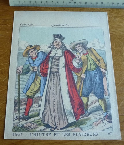 Ancien protège cahier - ancien, protège-cahier