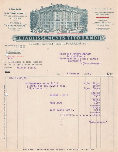 Paris fabricant tito - 75,