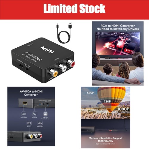 Adaptateur rca vers hdmi gana - rca,