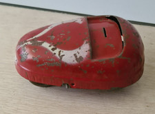 JRD voiture ancienne "auto tamponneuse" mécanique  en tôle  Longueur 13 cm .