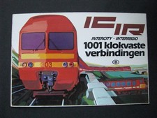 Autocollant Train IC IR 1001 Klok Vaste Verbindingen
