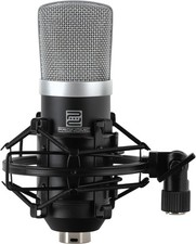 Microphone a Condensateur Kit Studio Grand Membrane Enregstrement XLR Noir