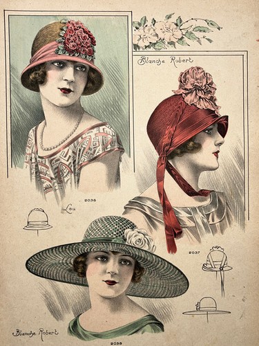 Garniture fleurs chapeaux - garniture,