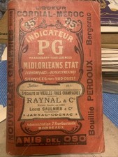 Chemin De Fer Indicateur PG Juillet 1926