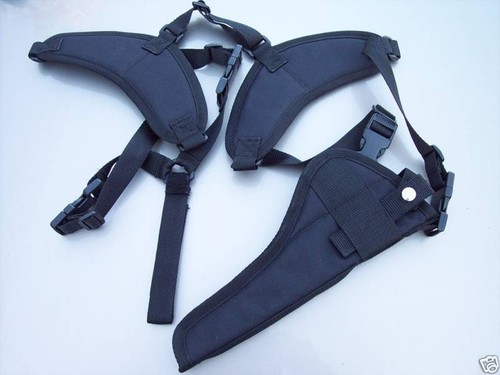 Vertical shoulder holster - vertical, r/h