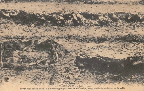 Fouilles grand jailly 1910 - fouilles,