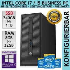 HP Prodesk 600 G1 MT Premium PC À Intel Core i7 32 GB RAM 2000GB SSD Win 10