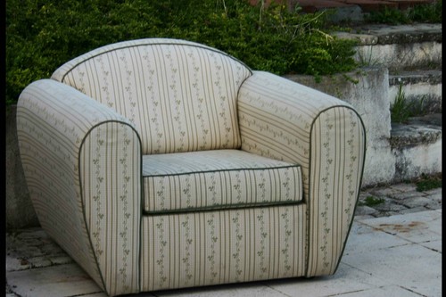 Paire fauteuil club tissu - fauteuil,