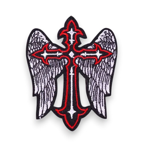 Patch croix gothique - croix, ange