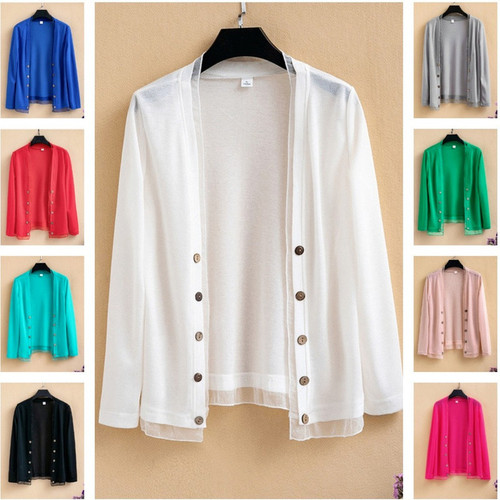 Femmes cardigan tricoté pull - cardigan,