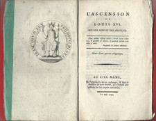 1790 REVOLUTION L' ASCENSION DE LOUIS XVI ROI DES JUIFS ... RARE PAMPHLET