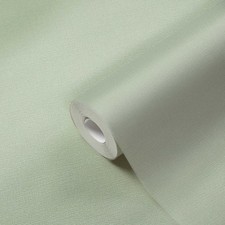 Papier Peint Style Naturel, Uni Avec Motif Texturé – Vert, Blanc