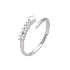 Bague réglable ouverte - , en