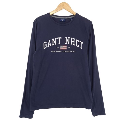 Gant pull homme bleu coton - pull,
