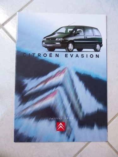 Citroen evasion 1996 - 1996, 18p