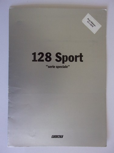 Fiat 128 sport special - fiat,