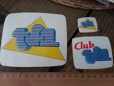 3 Anciens autocollants TV TF1 différents télévision chaine club