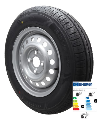 Roue complète 155 - complète, 155/80r13