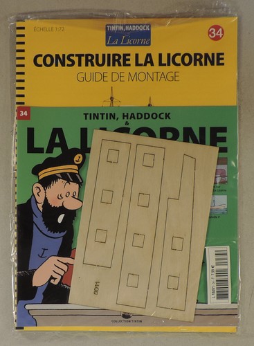 Tintin construire licorne - tintin, la