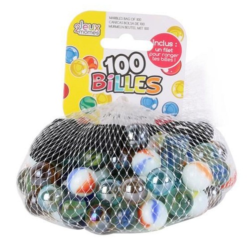 Sac 100 billes mômes 1cm - sac,