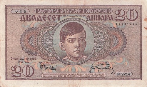 Billet banque banknote - de,