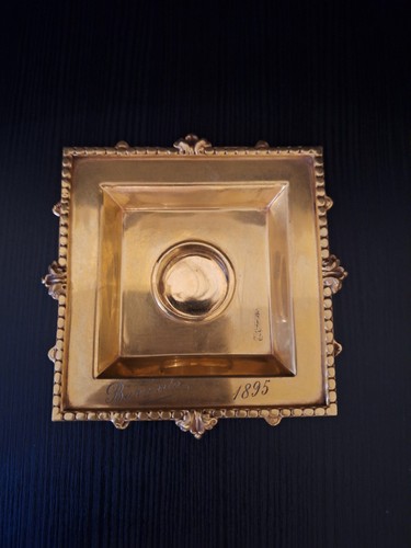 Petit bougeoir bronze doré - petit,