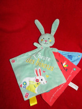Doudou Deux Coqs D'or Hachette Livre Lapin L'heure Des Bisous