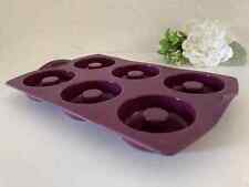 11 ⚜️ Moule à Gateau Moule à Donuts en Silicone Violet Tupperware Longueur 30 Cm