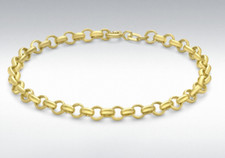 Bracelet Belcher Creux En Or