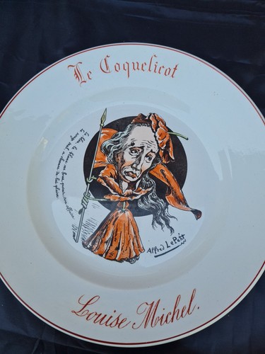Grande assiette plate creil - grande,